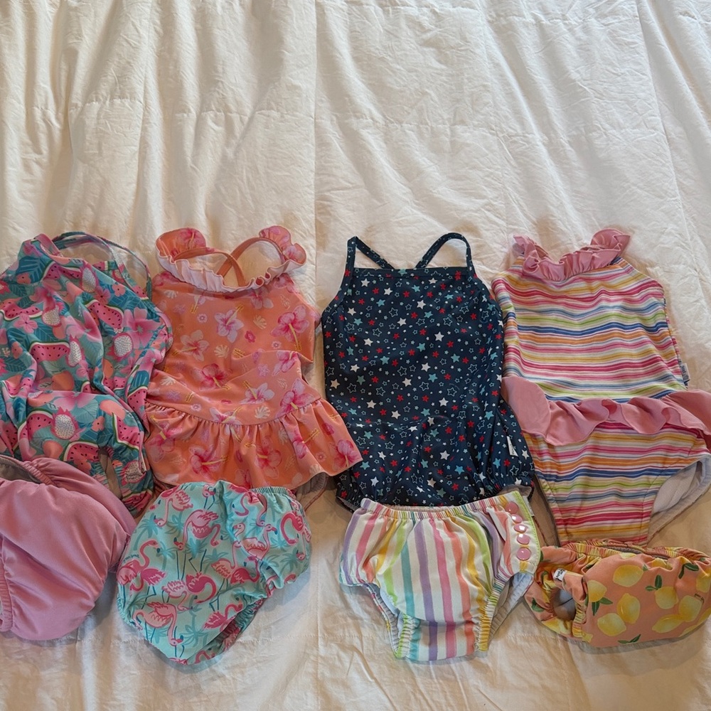 Girls Swim Diapers and Bathing suits